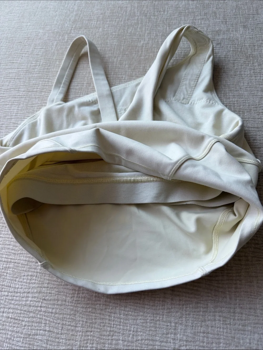 lululemon athletica cream asymmetric